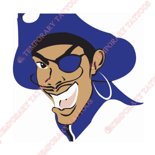 Hampton Pirates Customize Temporary Tattoos Stickers NO.4519
